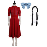Pearl (2022) Cosplay Pearl Kostüm Outfits Halloween Karneval Kleid mit Perücke und Bogen